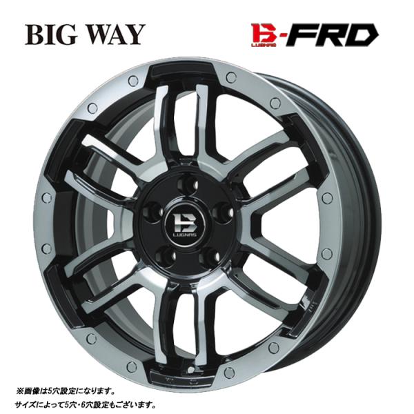 17インチ　7J ホイール 17インチ 5H110 7J 7J+35 5穴 ホイール 【4本セット 新品】 B-LUGNAS