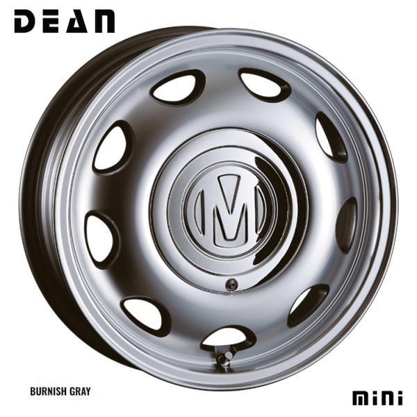 【美品】クリムゾンDEANminiホイール15インチ　4本・タイヤ4本セット CRIMSON（クリムゾン） 15インチ 4H100 5J 5J+45 4穴 ホイール 【4本