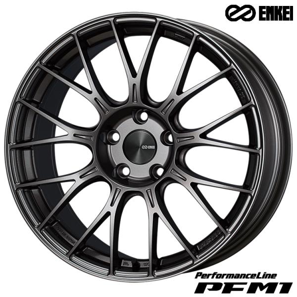 18インチ 5H120 8J 8J+34 5穴 ホイール 【4本セット 新品】  PerformanceLine PFM1 (DSL) 送料無料 エンケイ