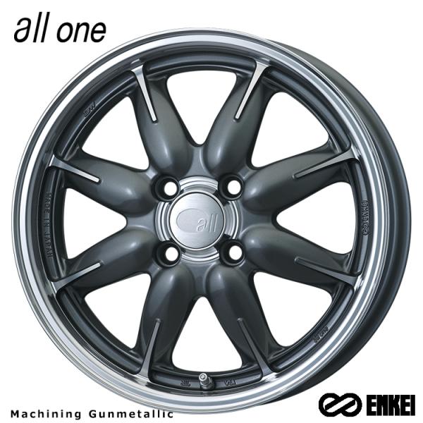 ENKEI マグ　⒋5JX10 PCD100 当時物❗️程度良好　4本セット ENKEI（エンケイ） 14インチ 4H100 5J 5J+45 4穴 ホイール 【1本単品