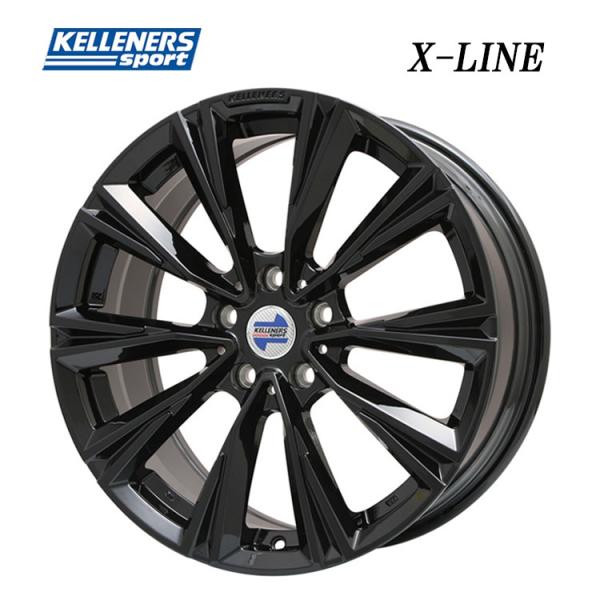 18インチ 5H112 7.5J 7.5J+51 5穴 ホイール 【4本セット 新品】  X-LINE 送料無料 ケレナーズ