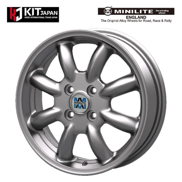ダイハツ純正14インチ4.5j pcd100 オフセット45の４穴ミニライト kgfax17654_kks2407050048