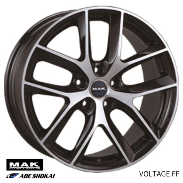 18インチ 5H114.3 8.5J 8.5J+40 5穴 ホイール 【4本セット 新品