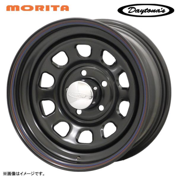 MORITA（モリタ） 14インチ 4H100 6J 6J+30 4穴 ホイール 【2本セット 