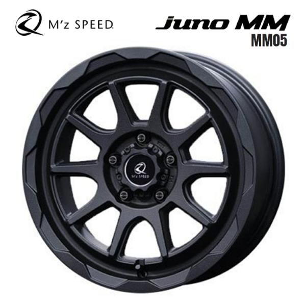 M'z SPEED 16インチ 5H114.3 7J 7J+38 5穴 ホイール 【4本セット 新品