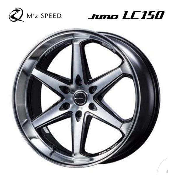 M'z SPEED 22インチ 6H139.7 9.5J 9.5J+24 6穴 ホイール 【2本セット