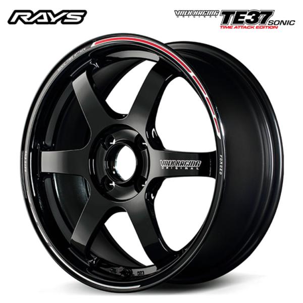 RAYS 15インチ 4H100 6J 6J+43 4穴 ホイール 【2本セット 新品】 TE37
