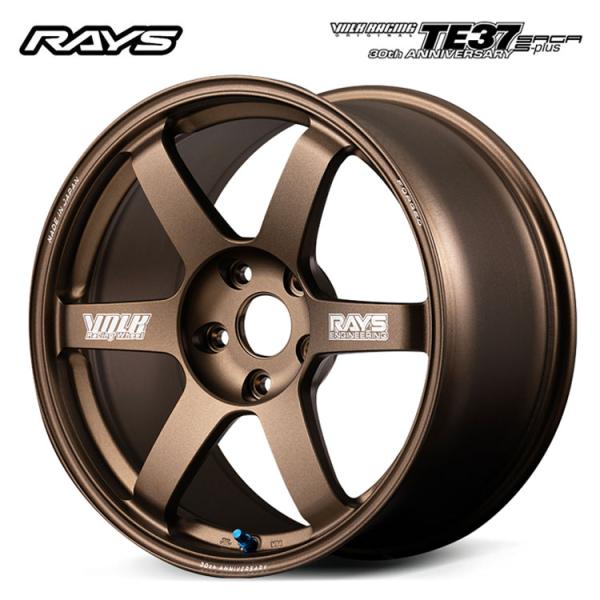 17インチ 4H100 7.5J 7.5J+38 4穴 ホイール 【1本単品 新品】 " TE37 SAGA S-plus 30th MASHININ