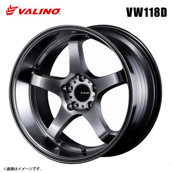 VALINO（ヴァリノ） 17インチ 5H114.3 8.5J 8.5J+0 5穴 ホイール 【1本