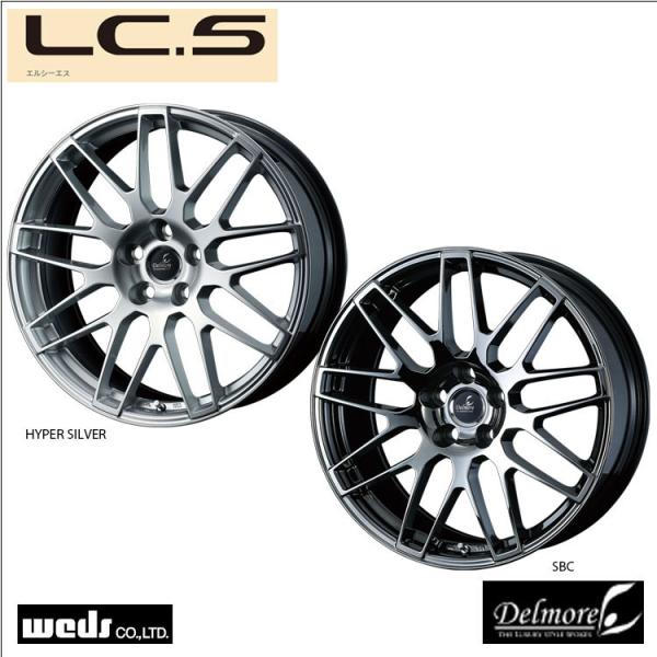 18インチ 5H114.3 8J 8J+30 5穴 ホイール 【1本単品 新品】 SBC DELMORE LC.S レクサス／トヨタ専用モデル 送料無料 ウェッ