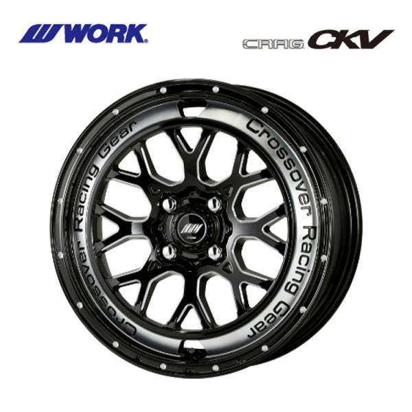 送料無料 ワーク CRAG CKV 6J-16 +38 4H-100 (16インチ) 4H100 6J+38 