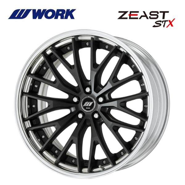 WORK 20インチ 5H114.3 10J 10J+27〜10 5穴 ホイール 【2本セット 新品