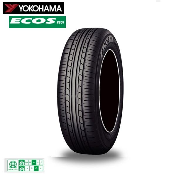 ECOS 送料無料 ヨコハマタイヤ 夏 タイヤ 【4本セット 新品