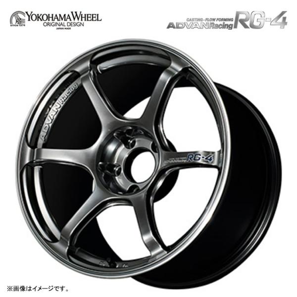 18インチ 5H114.3 8.5J 8.5J+50 5穴 ホイール 【2本セット 新品】  ADVAN Racing RG-4 送料無料 ヨコハマホイール