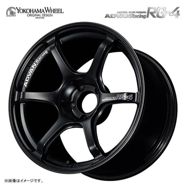 18インチ 5H114.3 8.5J 8.5J+50 5穴 ホイール 【1本単品 新品】 セミグロスブラック（SGB） ADVAN Racing RG-4 送料