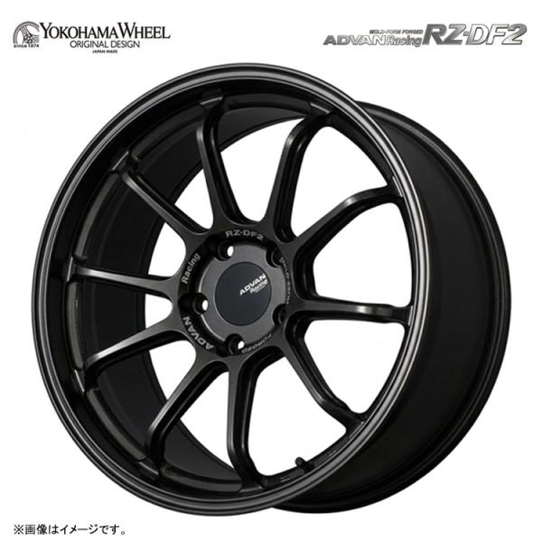 20インチ 5H130 11J 11J+50 5穴 ホイール 【1本単品 新品】 レーシングチタニウムブラック（TBK） ADVAN Racing RZ-DF2