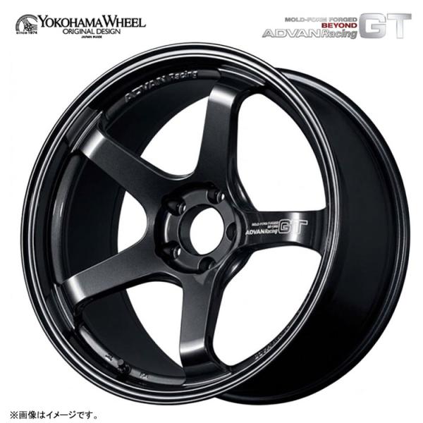 18インチ 5H114.3 8.5J 8.5J+50 5穴 ホイール 【1本単品 新品】 レーシングチタニウムブラック（TBK） ADVAN Racing GT