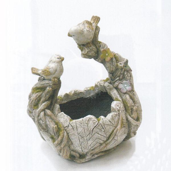 アンティーク調◇バードネストポット◇ ガーデニング雑貨 : ケーエイチ