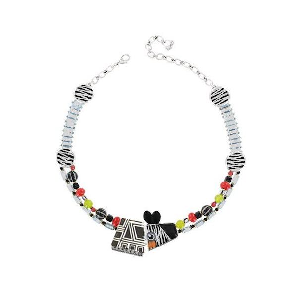 TARATATA タラタタ◆Necklace Zanzibar B ネックレス◆シマウマのモチーフ
