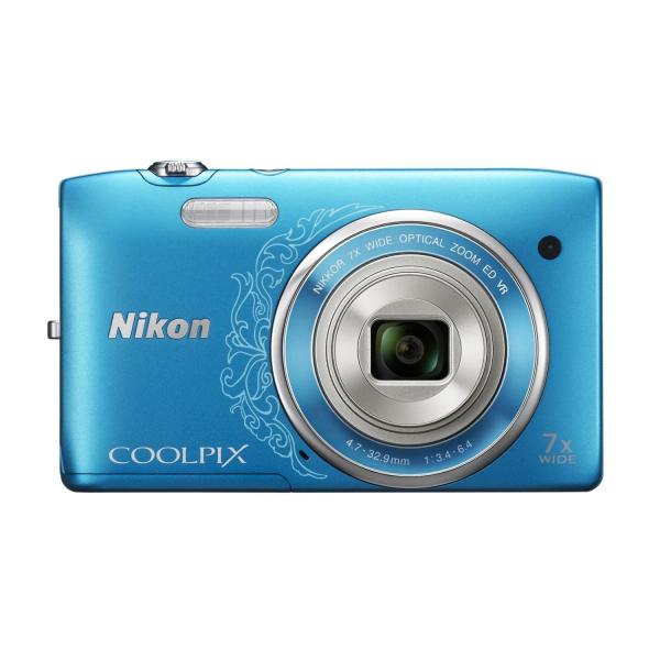 Nikon デジタルカメラ COOLPIX S3500 光学7倍ズーム 有効画素数 2005万画素 オリエンタルブルー S3500DBL