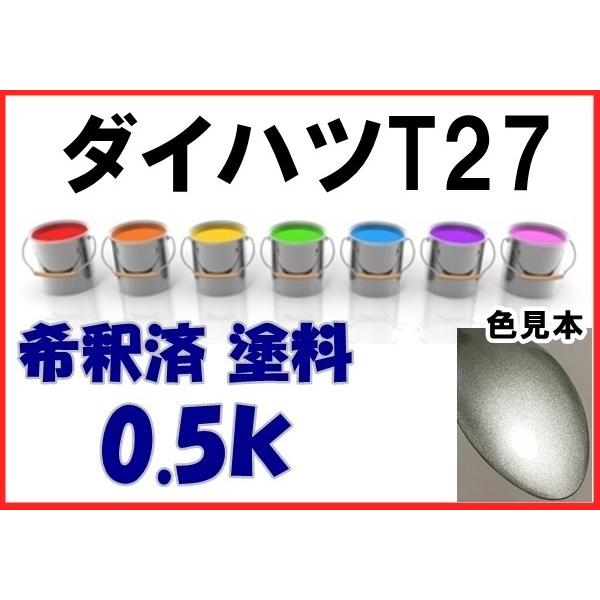 ダイハツT27 塗料 シャンパンゴールドMII ムーヴ 希釈済 カラー