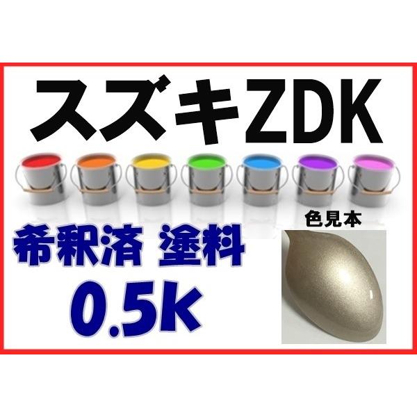 スズキZDK 塗料 クリアベージュM エスクード ジムニー 希釈済 スズキZDK 塗料 クリアベージュM エスクード ジムニー 希釈済