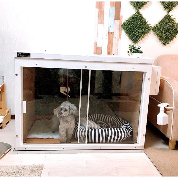 防音ケージカバー３ 引き違い 白 室内犬の無駄吠え 夜泣きのお悩み一発解消 市販ケージ対応で女性でも簡単設置 国産天然木使用 犬小屋工房k Buyee Buyee Japanese Proxy Service Buy From Japan Bot Online