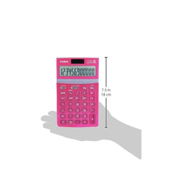ピンク セール特価品 カシオ 電卓 12桁 Jf Z0pk N ジャストタイプ