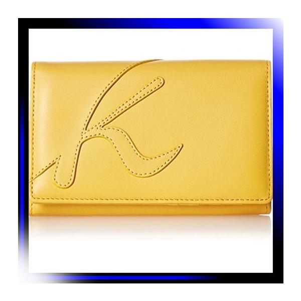 マスタード ストアー 黄色 二折財布 中身の量に合わせて キタムラ