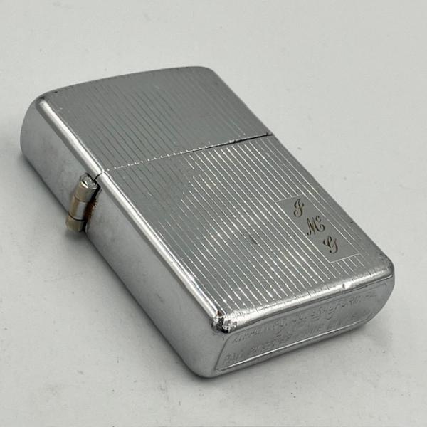 ZIPPO 1948年 3バレル ニッケル製 オイルライター kic-garage_00983