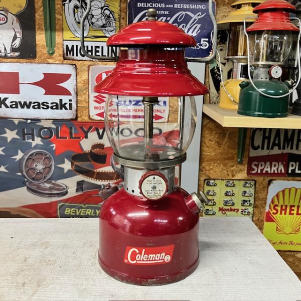 Coleman（コールマン） ランタン 1962年2月 200A バーガンディー 美品