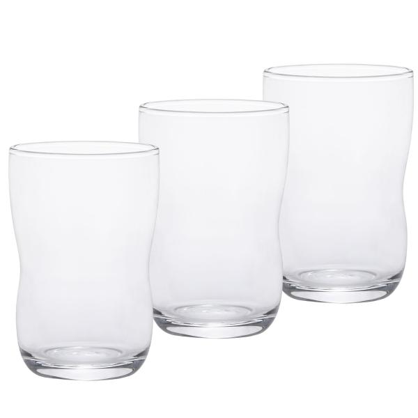アデリア(ADERIA) つよいこグラス クリア L 240ml 3個セット キッズデザイン賞受賞 食洗機対応 日本製 8643