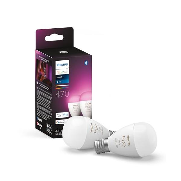 フィリップスヒュー(Philips Hue) スマート電球 E17 40W相当