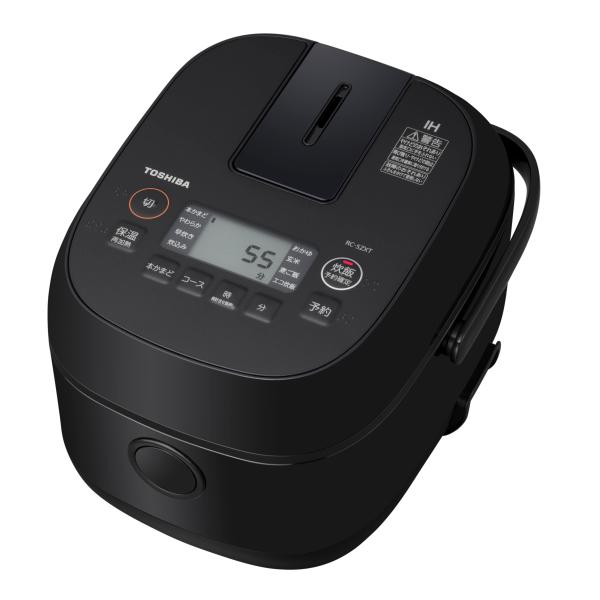TOSHIBA(東芝) 炊飯器 3合 RC-5ZXT(K) ブラック 一人暮らし IH 玄米