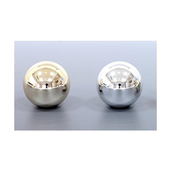三和電子 メタリック レバーボール 35φ シルバー LB-35-AG