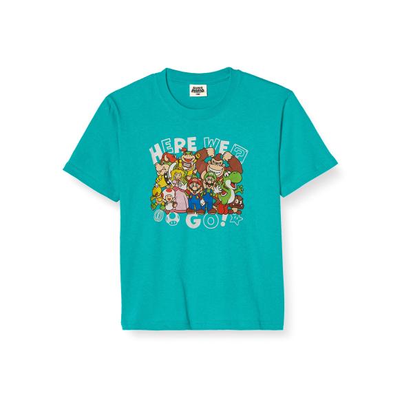 Tシャツ マリオ グッズ キャラクター キッズ HERE WE GO ヨッシー