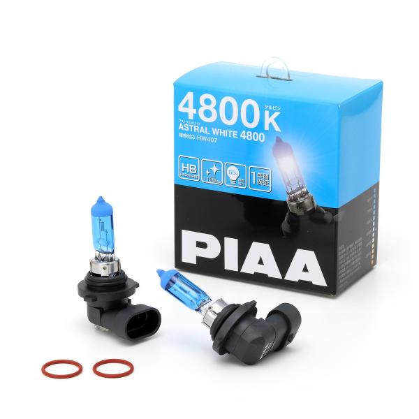 PIAA(ピア) 車用 バルブ ヘッドランプ/フォグランプ用 ハロゲンバルブ HB3/HB4/HIR1/HIR2 4800K アストラルホワイト 車