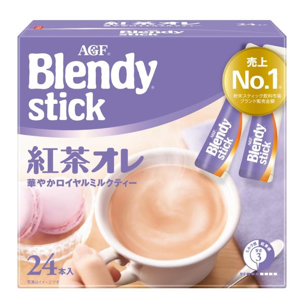 AGF ブレンディ スティック 紅茶オレ 24本 【 ミルクティー 】