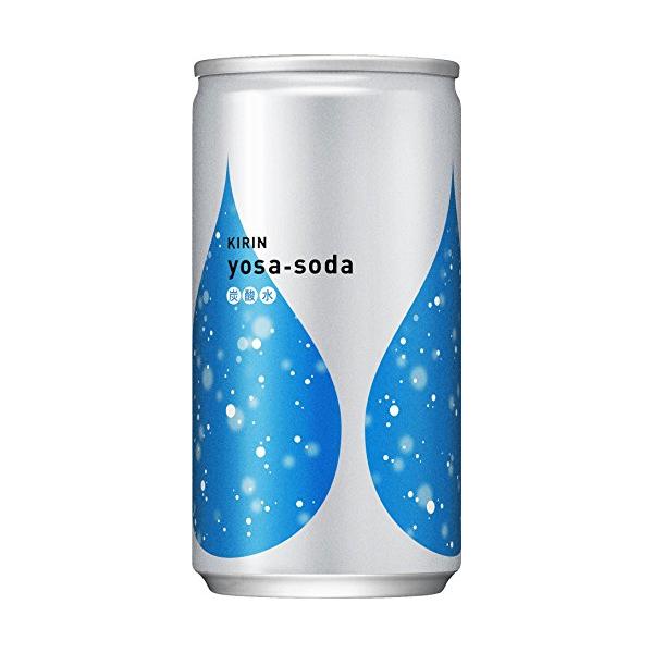 キリン ヨサソーダ 炭酸水 無糖 190ml 20本 缶 炭酸飲料 強炭酸