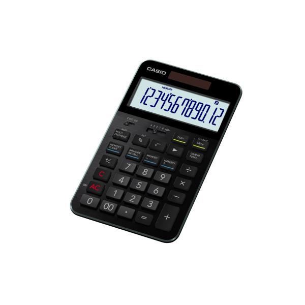 カシオ プレミアム電卓 ブラック ジャストタイプ 12桁 S100X-BK