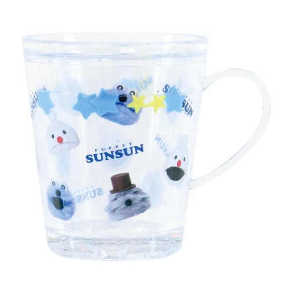 ティーズファクトリー パペットスンスン コップ ウォーターカップ 250ml チラシ クリア グッズ ギフト プレゼント
