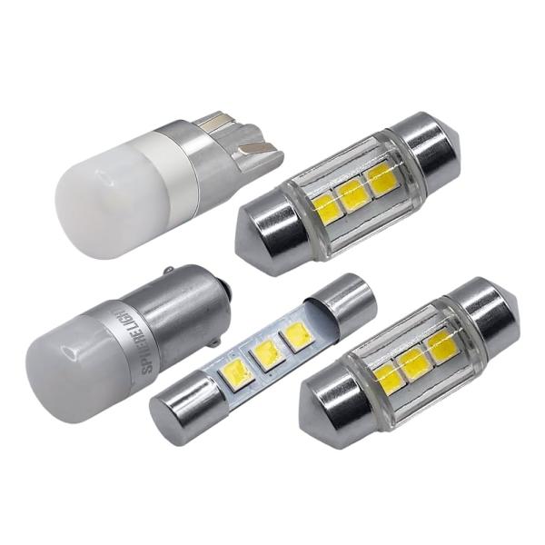 スフィアライト ダイハツ メビウス用LEDルームランプセット 内張り剥がし付き 7点セット H25.4〜H26.10 ZVW4# SLHRM1225