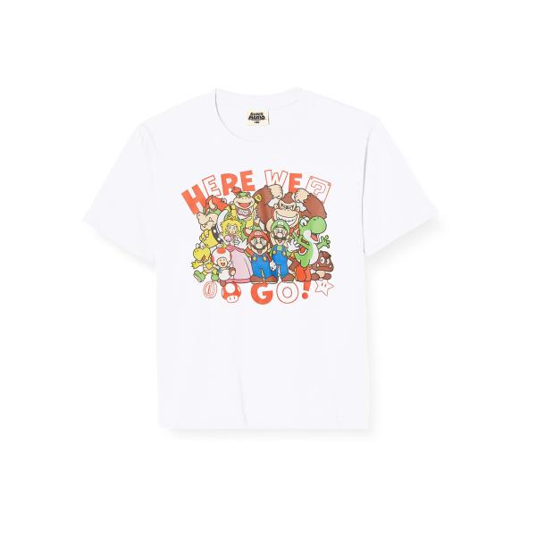 Tシャツ マリオ グッズ キャラクター キッズ HERE WE GO ヨッシー