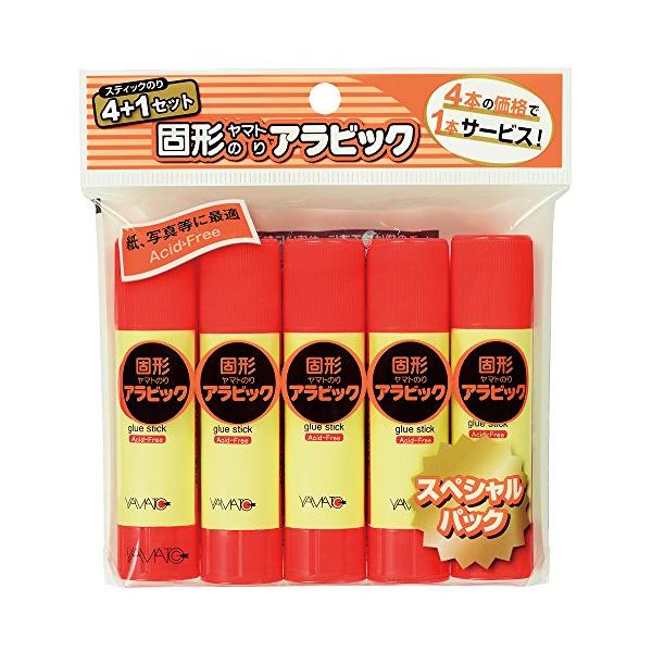 他サイト： ヤマト のり 固形アラビック 5本入 スペシャルパック YS-8H-5SPの商品画像