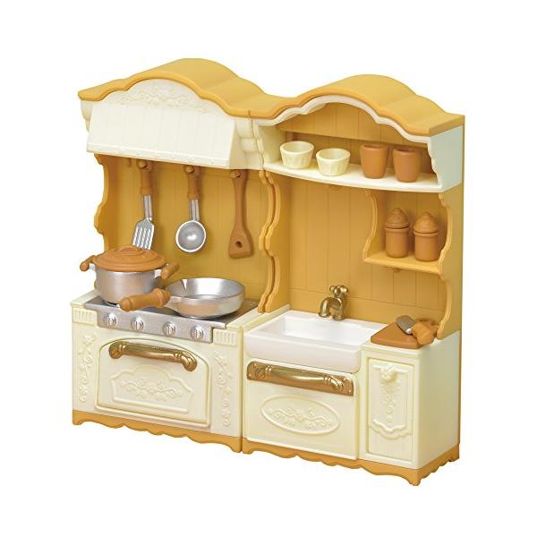 シルバニアファミリー 家具 【 コンロ・シンク 】 カ-420 STマーク認証 3歳以上 おもちゃ ドールハウス Sylvanian Famil