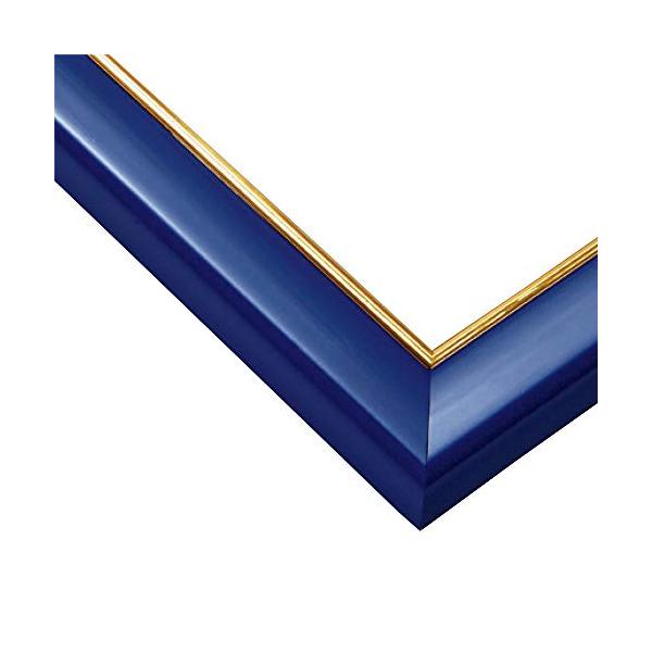 木製(金モール仕様)シャインブルー/18.2×25.7cm(パネルNo.1-ボ)/46-664・Color:シャインブルーSize:18.2×25.7cm(パネルNo.1-ボ)Style:木製(金モール仕様)・パズル完成サイズ：18.2×2...