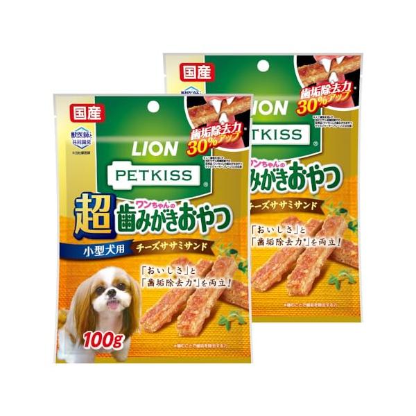 PETKISS ワンちゃんの超歯みがきおやつ チーズササミサンド パック