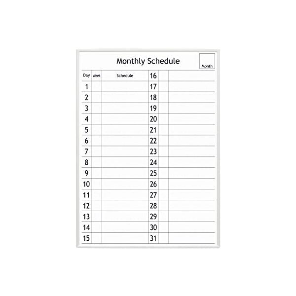 スケジュールホワイト/A3/MAMB-3042W-Y・Color:ホワイトSize:A3Style:スケジュール・パッケージ個数:1・【サイズ】W300×H420×D7mm・【重量】約320g/枚・【仕様】月間予定表、裏面マグネット付・【仕...
