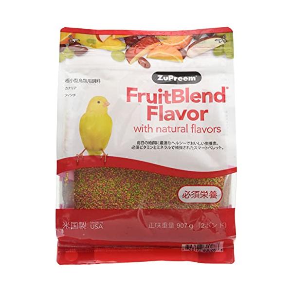 他サイト： ズプリーム (ZuPreem) フルーツブレンド XS カナリア・フインチ 907g (日本語バージョン) フルーツ 907グラム (x 1)の商品画像