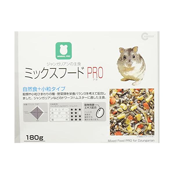 他サイト： ミニマルランド ジャンガリアンのミックスフードPRO ハムスター用 MRP-701の商品画像